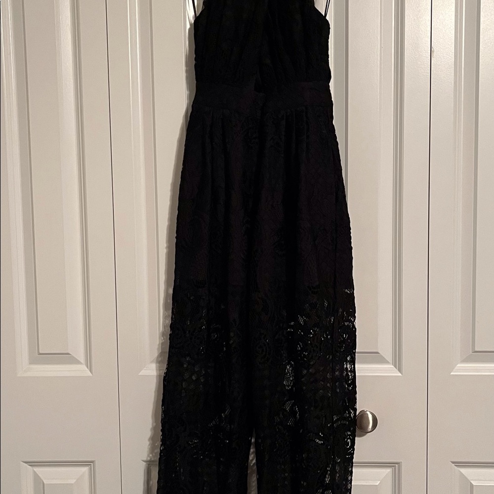 Kendall & Kylie halter-neck lace jumpsuit with cutouts XS - Picture 7 of 11